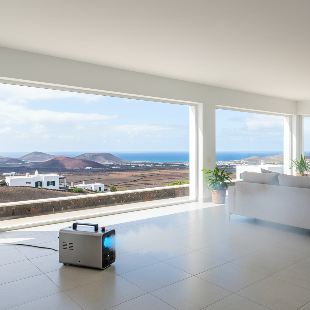Desinfección de ozono en Lanzarote