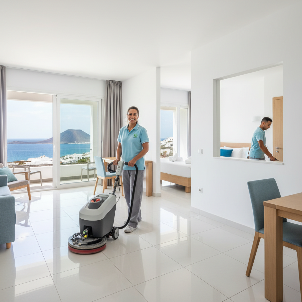 limpieza de pisos vacacionales